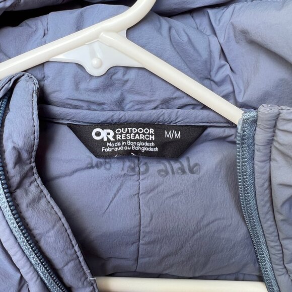 Outdoor Research Light Gray Puffer Jacket - Picture 4 of 7